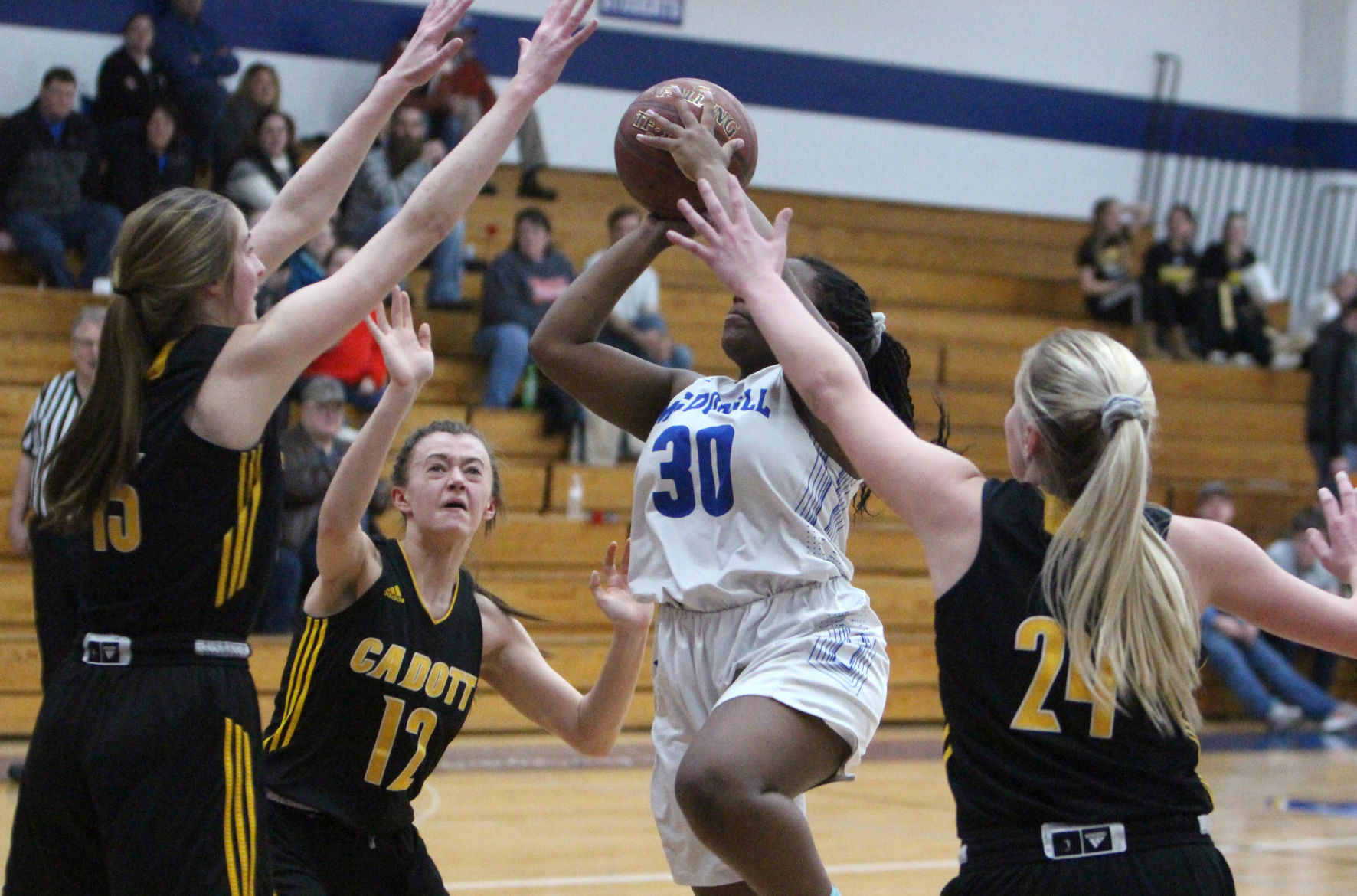 Cadott at McDonell girls basketball 2-14-20